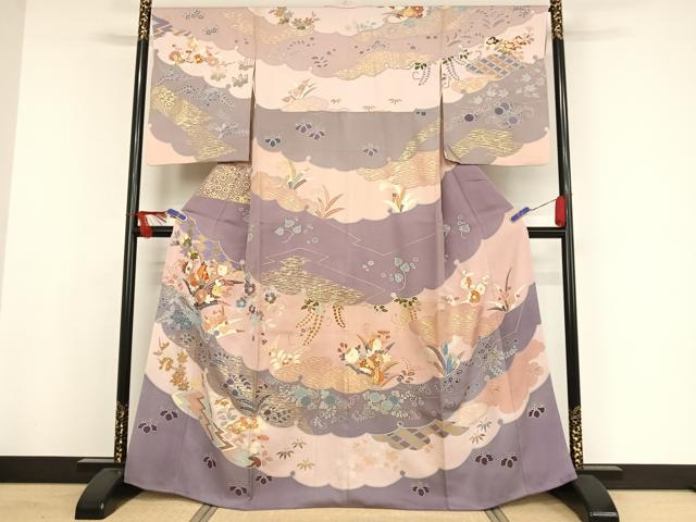 袋帯 正絹 大久保玄才 そめのざ玄才 紬袋帯 美品 リサイクル g0419