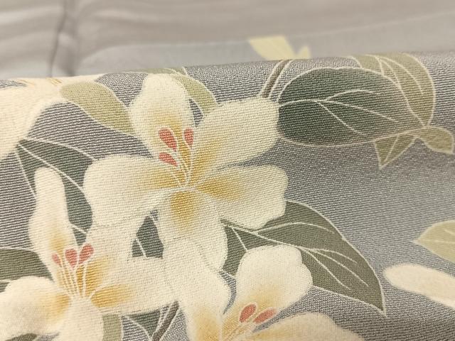 平和屋着物○本加賀友禅作家 南克治 訪問着 枝花文 正絹