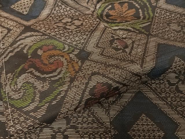 平和屋着物●本場大島紬　鳳凰花菱文　正絹　逸品　未使用　AAAW4049np