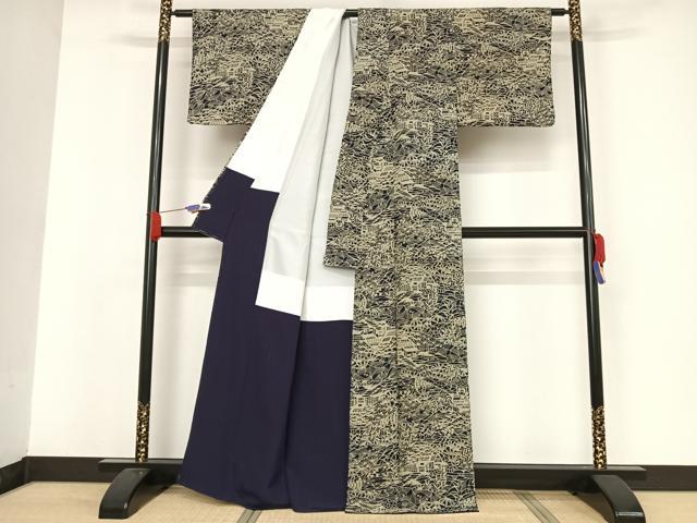 平和屋着物○藍造り国選定無形文化財 藍師・佐藤昭人