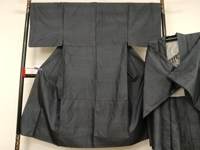 平和屋着物●男性　本場大島紬　アンサンブル　100亀甲　総詰め　正絹　逸品　AAAW4129np