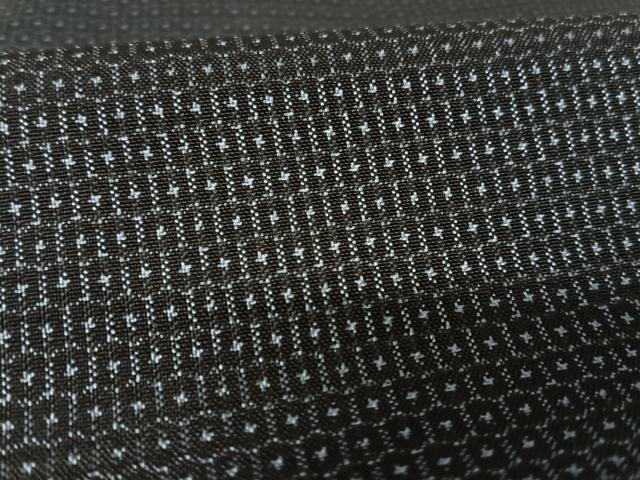 平和屋着物○男性 本場大島紬 アンサンブル 100亀甲 総詰め 正絹 逸品  