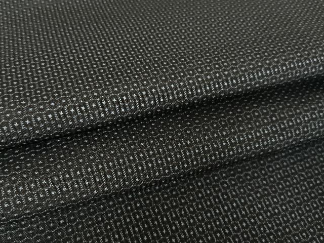 平和屋着物○男性 本場大島紬 アンサンブル 100亀甲 総詰め 正絹 逸品  