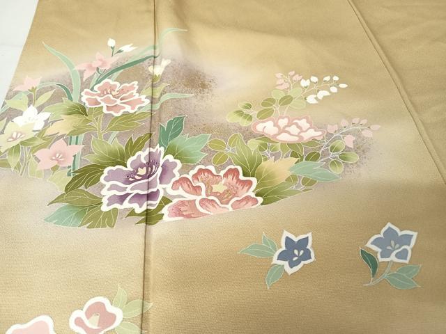 平和屋着物○訪問着 友禅 草花文 暈し染め 金銀彩 やまと誂 
