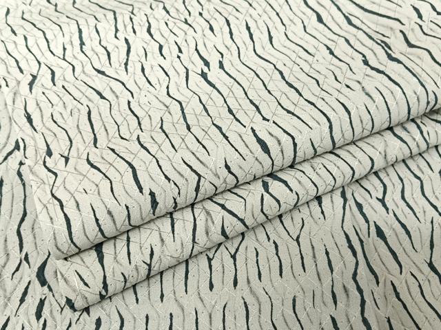 平和屋着物●上質な小紋　杢目絞り　正絹　逸品　未使用　AAAW4147np