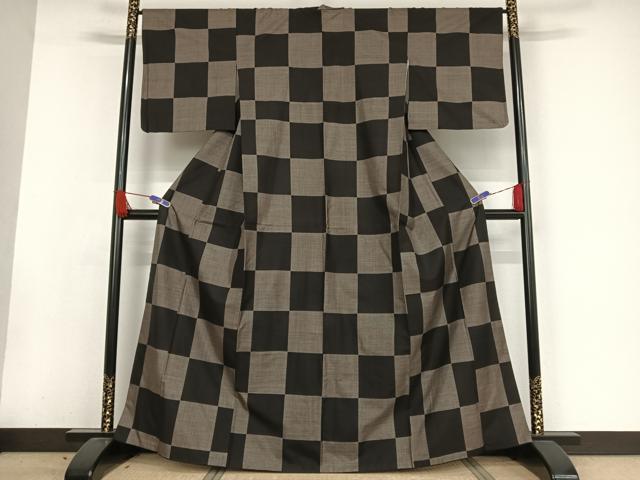 平和屋着物○上質な紬 縞 正絹 逸品 DAAT1327tw