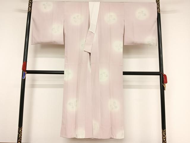 平和屋着物●長襦袢　無双仕立て　舞蝶文　暈し染め　正絹　逸品　AAAW4199np