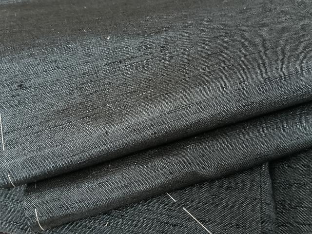 平和屋着物○男性 紬 アンサンブル 褐色 キングサイズ 正絹 逸品 未