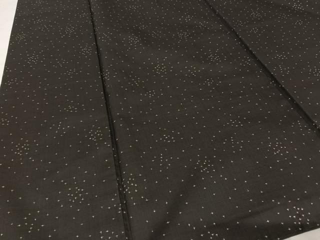 【逸品】本場大島紬(一元絣) 平和屋着物○本場大島紬 一元絣 草花間道 正絹 逸品 AAAY5976ph