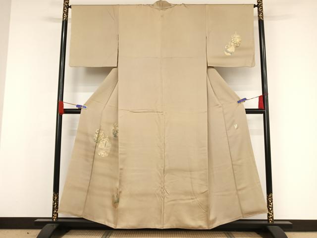 平和屋着物●金彩友禅　卓越技能者・名工・和田光正　訪問着　仕覆文　暈し染め　金彩　正絹　逸品　AAAW4295np