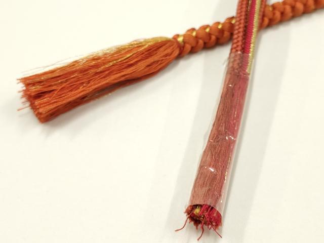 和装小物 振袖用飾り付き帯締め10本セット パール 金糸 切り房 平和