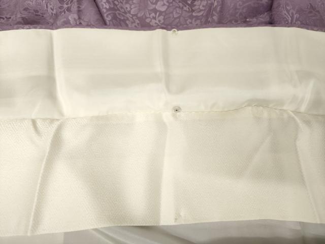 平和屋着物○銀座世きね お召 花唐草地紋 竜胆色 正絹 逸品