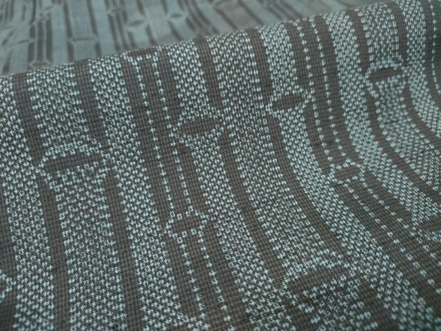 平和屋着物○上質な紬 竹間道 正絹 逸品 AAAW5225br