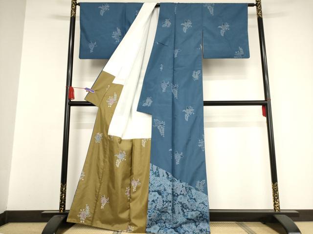 平和屋着物○本場染大島紬 訪問着 作家物 辻が花 正絹 逸品