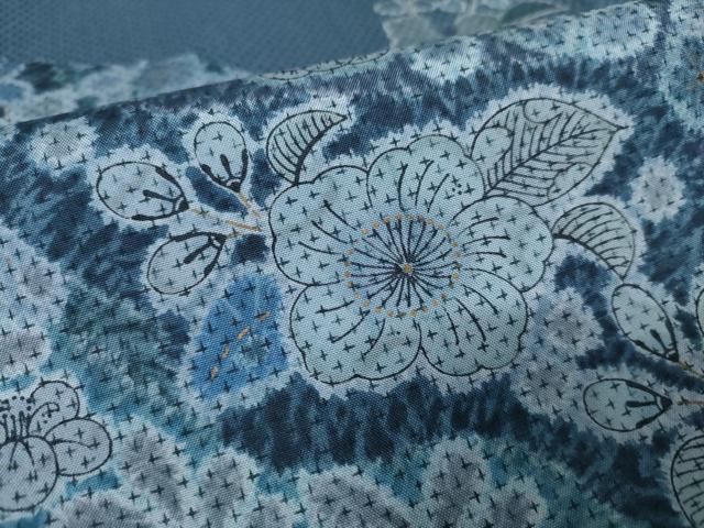 平和屋着物○本場染大島紬 訪問着 作家物 辻が花 正絹 逸品