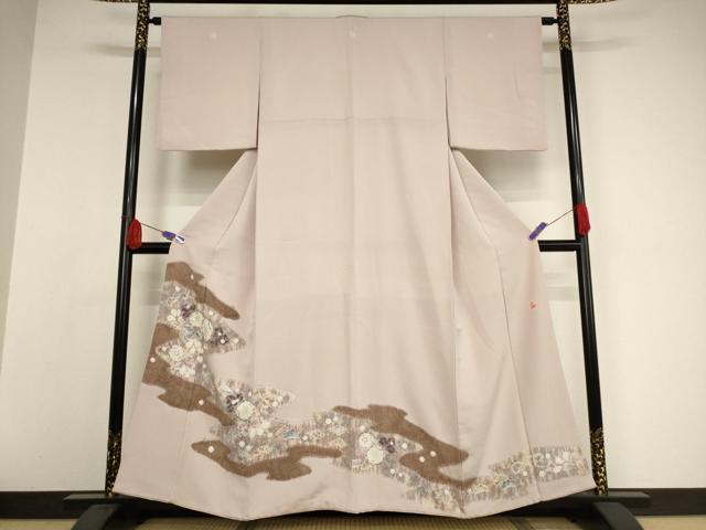 未使用　十日町滝泰　辻が花　絞り　色留袖 未使用 十日町滝泰 辻が花 絞り 色留袖 平和屋着物○十日町 名門 滝