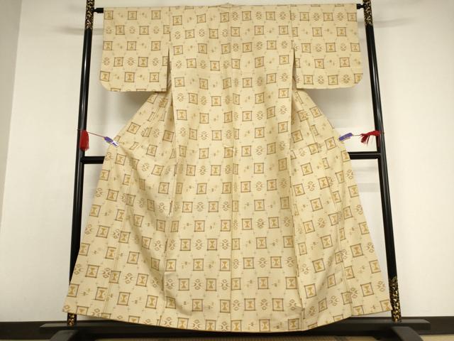 平和屋着物●本場琉球絣　紬　正絹　逸品　AAAW5326br 平和屋着物○本場琉球絣 紬 正絹 逸品 AAAW5326br