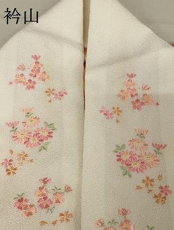 平和屋着物○長襦袢 無双仕立て 市松文様 広衿仕立て 洗える着物