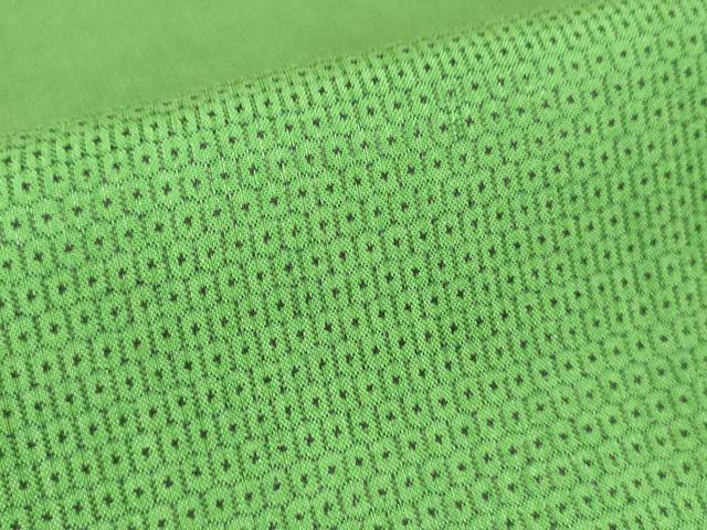 平和屋着物○本場大島紬 100亀甲 総詰め 薄緑色 正絹 逸品 AAAW5345br