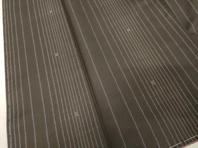 平和屋着物○本場大島紬 一元絣 間道 正絹 逸品 AAAW5350br