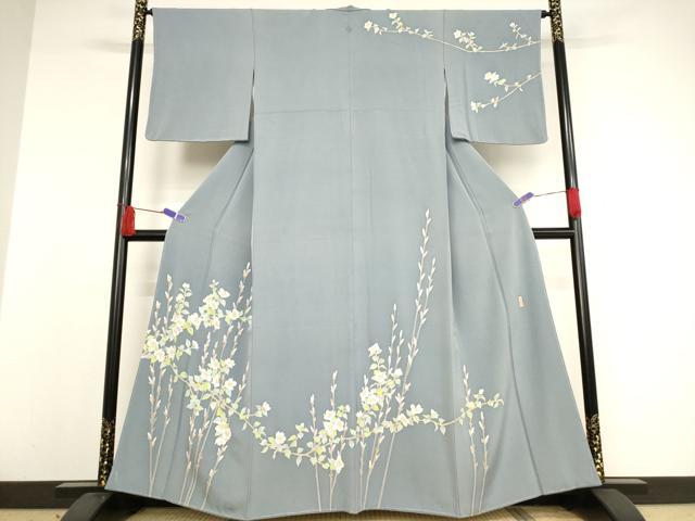 平和屋着物○本加賀友禅作家 星野高志 訪問着 枝花文 正絹