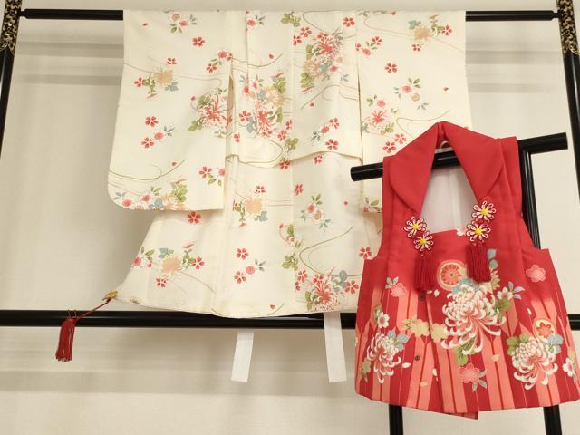 平和屋着物[]男の子 祝着・羽織・馬乗り袴セット 鷹 吉祥横段花文