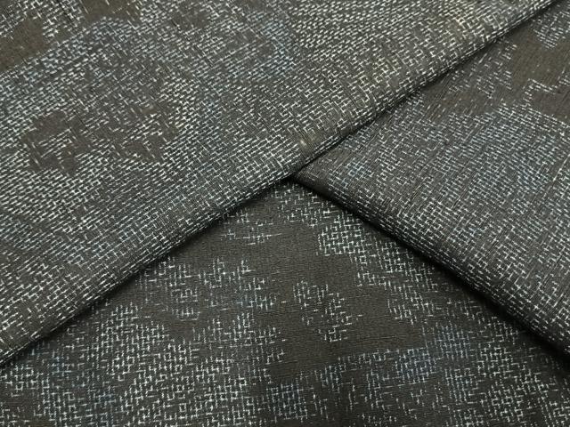 平和屋着物▽結城紬　単衣　亀甲花文　正絹　逸品　AAAW7574fy 平和屋着物▽結城紬 単衣 亀甲花文 正絹 逸品 AAAW7574fyの通販はau
