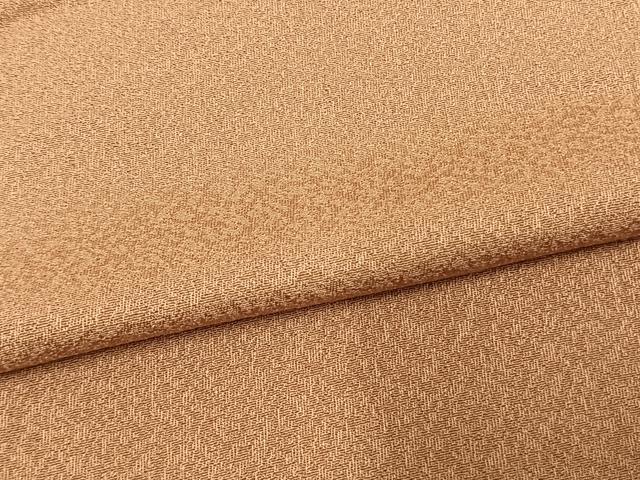 平和屋着物▽上質な色無地　単衣　土器色　正絹　逸品　AAAW7634fy 平和屋着物▽上質な色無地 単衣 土器色 正絹 逸品 AAAW7634fy