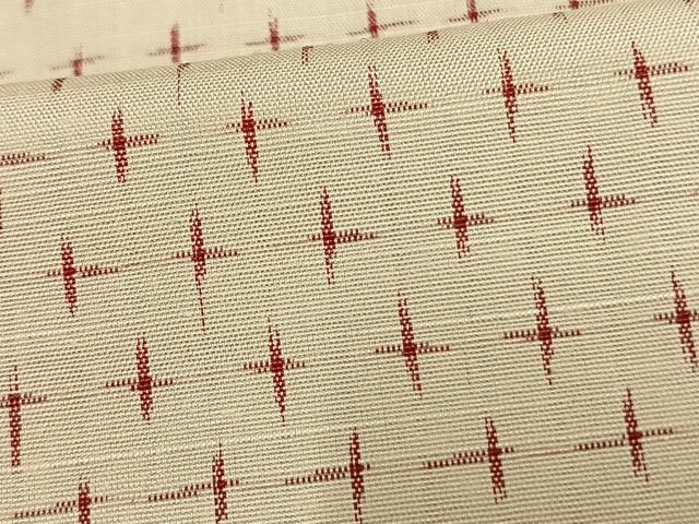 平和屋着物▽上質な紬 単衣 十字絣 正絹 逸品 未使用 AAAW7703fyの通販