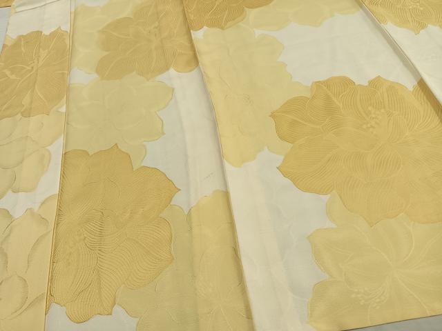 平和屋着物▽上質な小紋 単衣 花づくし 地紋起こし 正絹 逸品 AAAW7706fy