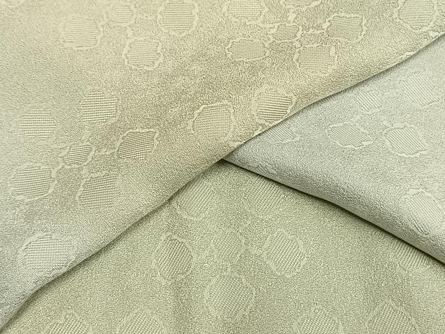 平和屋着物▽上質な小紋　単衣　利休緞子　暈し染め　正絹　逸品　AAAW7728fy