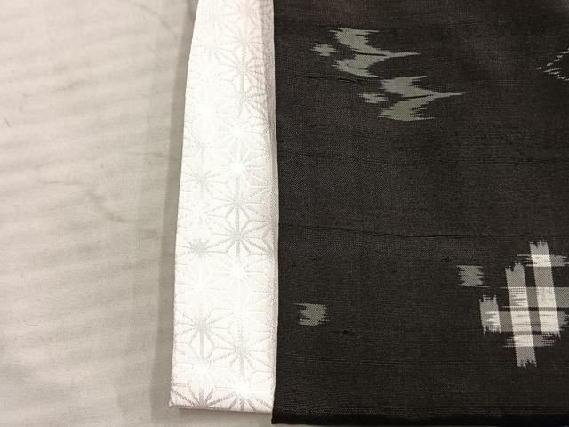 平和屋着物▽本場琉球絣 単衣 正絹 逸品 AAAW7735fy