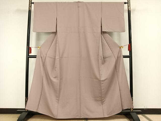 平和屋着物▽洗える最高級着物 ＜英＞はなぶさ謹製 色無地 単衣 白