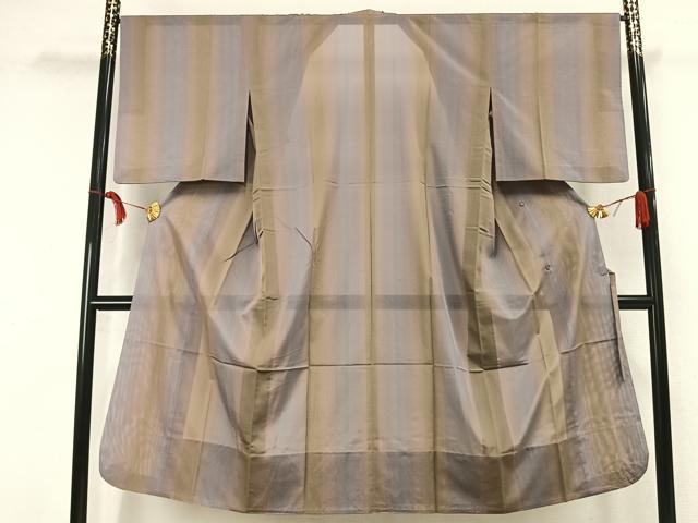 平和屋着物▽道行コート　スリーシーズン　春夏秋　塵除け　紗　間道　正絹　逸品　AAAW7826fy 平和屋着物▽道行コート スリーシーズン 春夏秋 塵除け 紗 間道