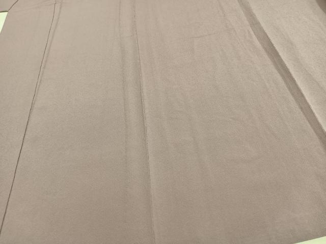 平和屋着物▽上質な色無地 単衣 薄葡萄色 正絹 逸品 AAAW7895fy