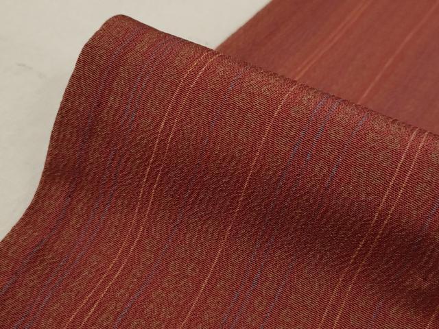 平和屋着物▽上質な小紋 単衣 縞 正絹 逸品 AAAW8567st