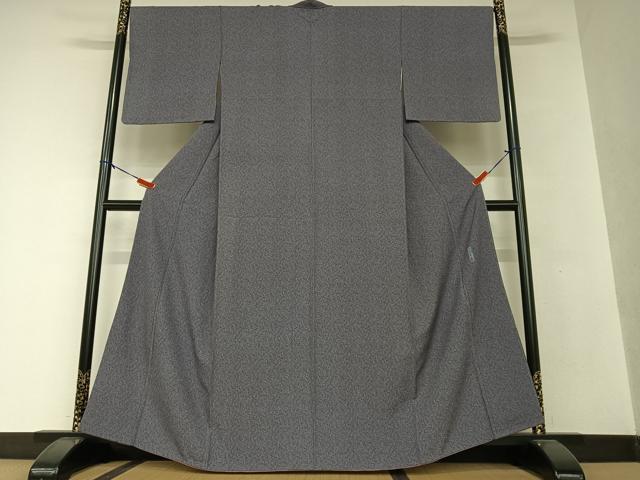 平和屋着物●重要無形文化財　人間国宝　中村勇二郎　江戸小紋　鳳凰花唐草文　正絹　逸品　DAAR0202yyy 平和屋着物○重要無形文化財 人間国宝 中村勇二郎 江戸小紋 鳳凰