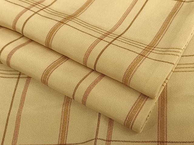 平和屋着物○長襦袢 無双仕立て 格子 正絹 逸品 AAAW9149zg
