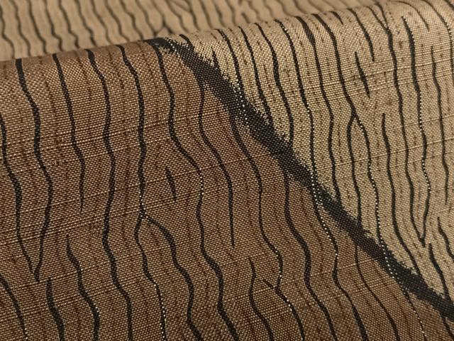 平和屋着物○上質な紬 訪問着 立涌文 変わり縞 正絹 逸品 AAAW9199zgの