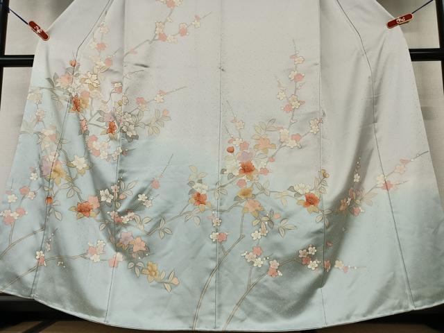 作家 雀と柳　 訪問着 訪問着t1108 ピンク白百合(トールサイズ) | 着物レンタルの京都かしい