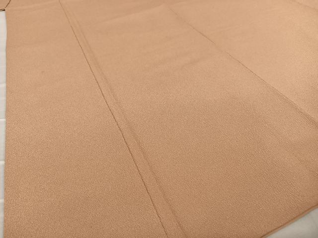 平和屋着物○洗える最高級着物 ＜英＞はなぶさ謹製 色無地 砺茶色 洗える