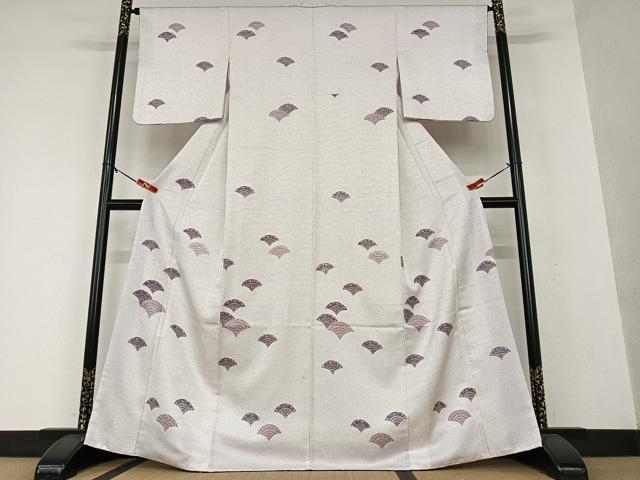 平和屋着物●洗える最高級着物　＜英＞はなぶさ謹製　訪問着　花青海波　AAAW9218zg