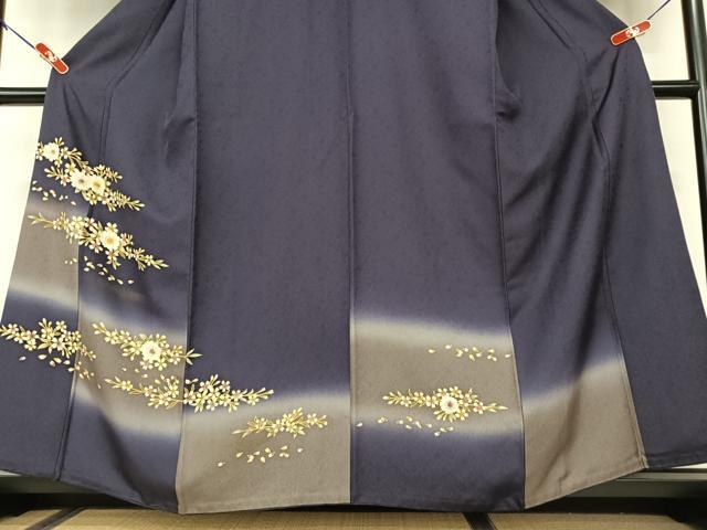 平和屋着物○訪問着 リバーシブル 舞桜 暈し染め 金彩 やまと誂製