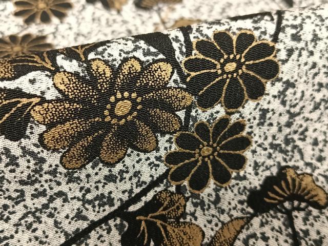 平和屋着物○本場大島紬 総刺繍 吉祥丸文 正絹 逸品 CAAU1807yc