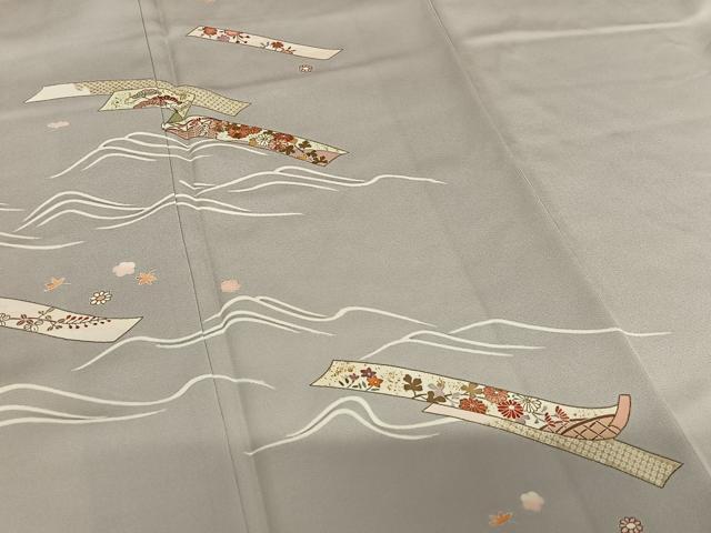 平和屋着物○訪問着 刺繍 鬘帯花文 金彩 正絹 逸品 AAAW9284zg