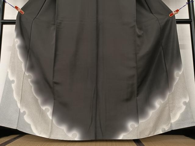 平和屋着物○訪問着 雪輪重ね文 暈し染め 正絹 逸品 AAAW9310zg 