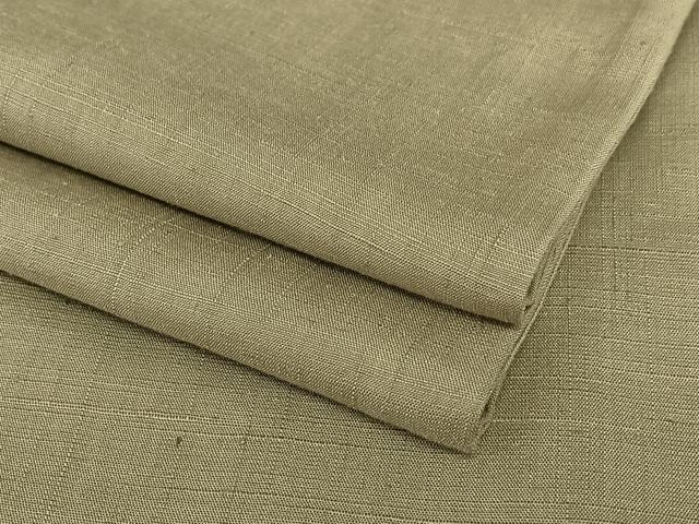 平和屋着物＊夏物 結城紬 夏結城 草花文 証紙付き 正絹 逸品 AABB6734jd 紬