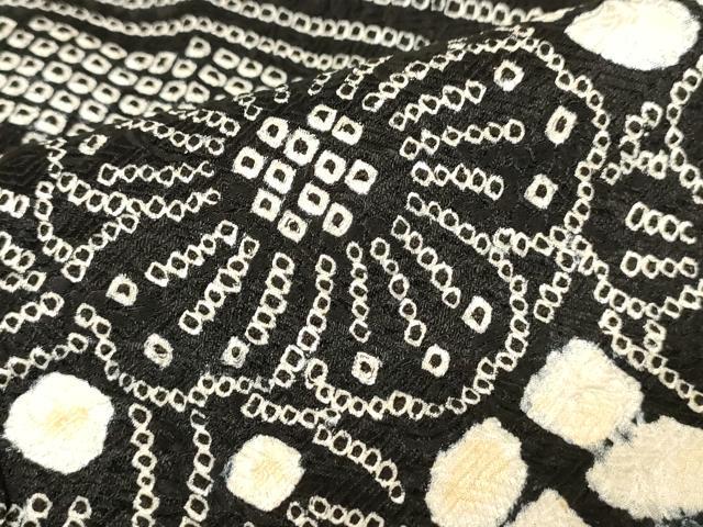 平和屋着物○豪華振袖 総絞り 霞舞花文 ロング丈 正絹 逸品 AAAW9407br