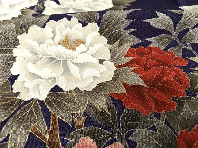 平和屋着物○訪問着 友禅 枝花文 正絹 逸品 AABD3993ph 平和屋着物