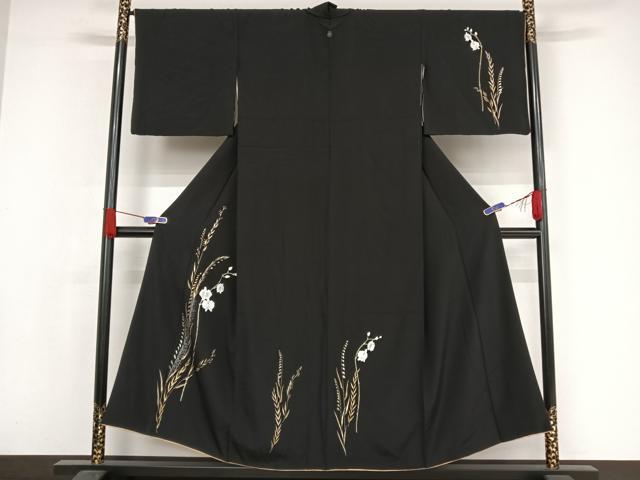 金彩と螺鈿⭐大胆な乱菊⭐訪問着⭐作家落款あり H039作家